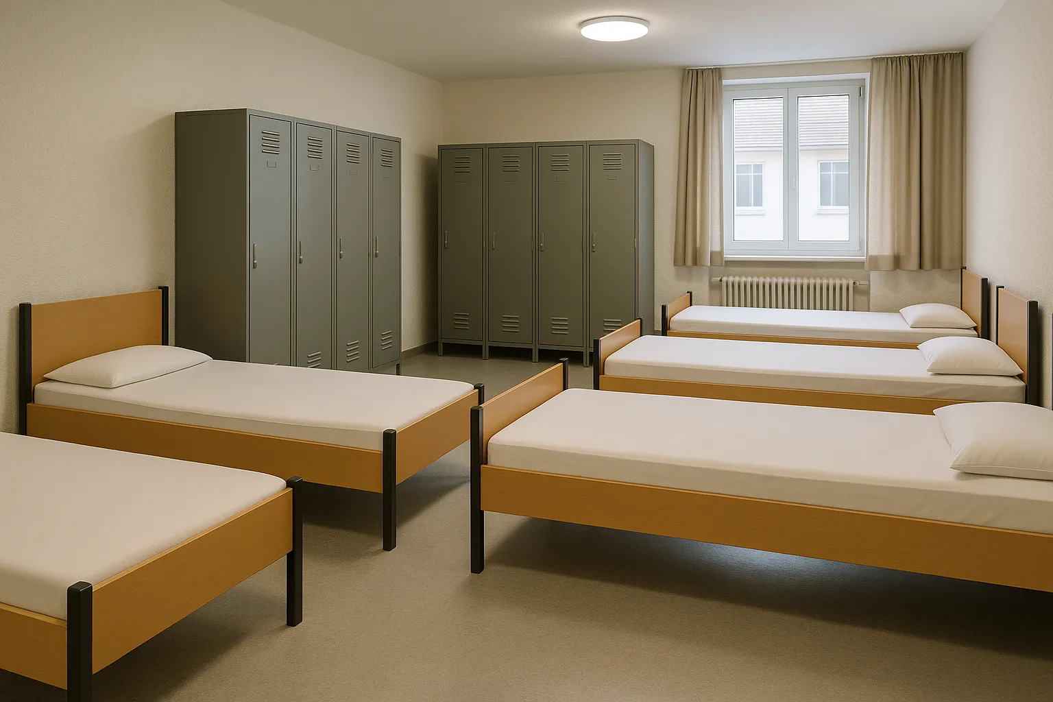 Bundeswehrbett Buche Dekor Einzelbett Ansicht 5