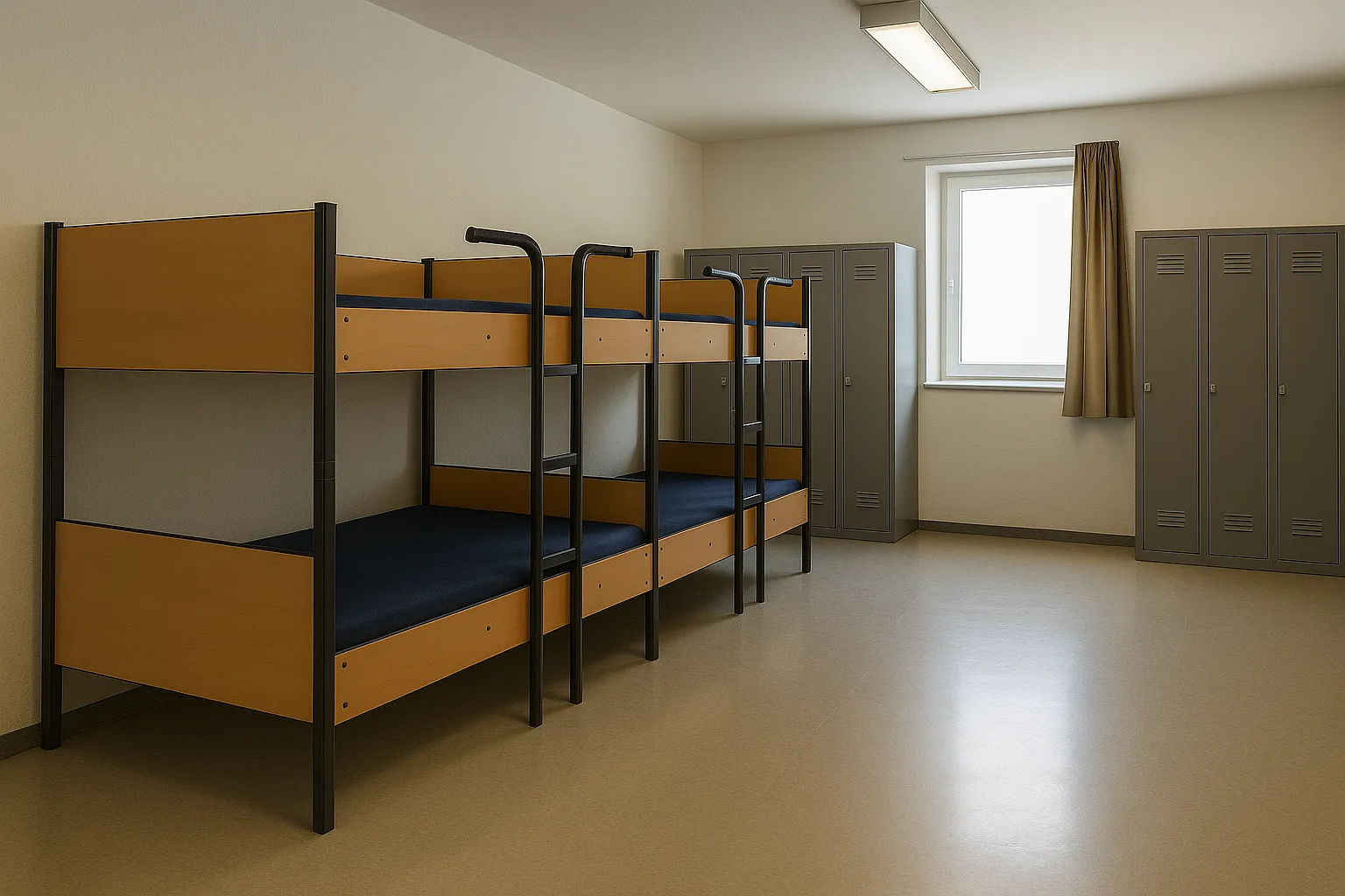 Bundeswehrbett Buche Dekor Etagenbett Ansicht 3