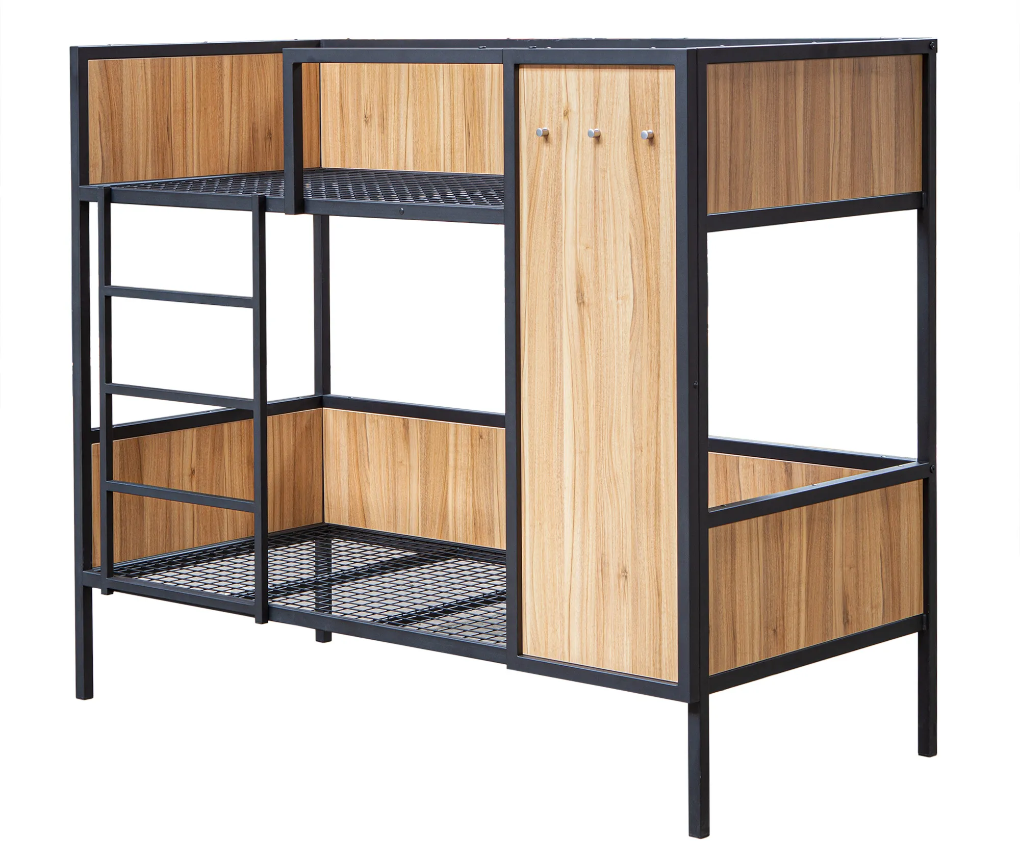 Etagenbett mit Holzverkleidung Ansicht 4