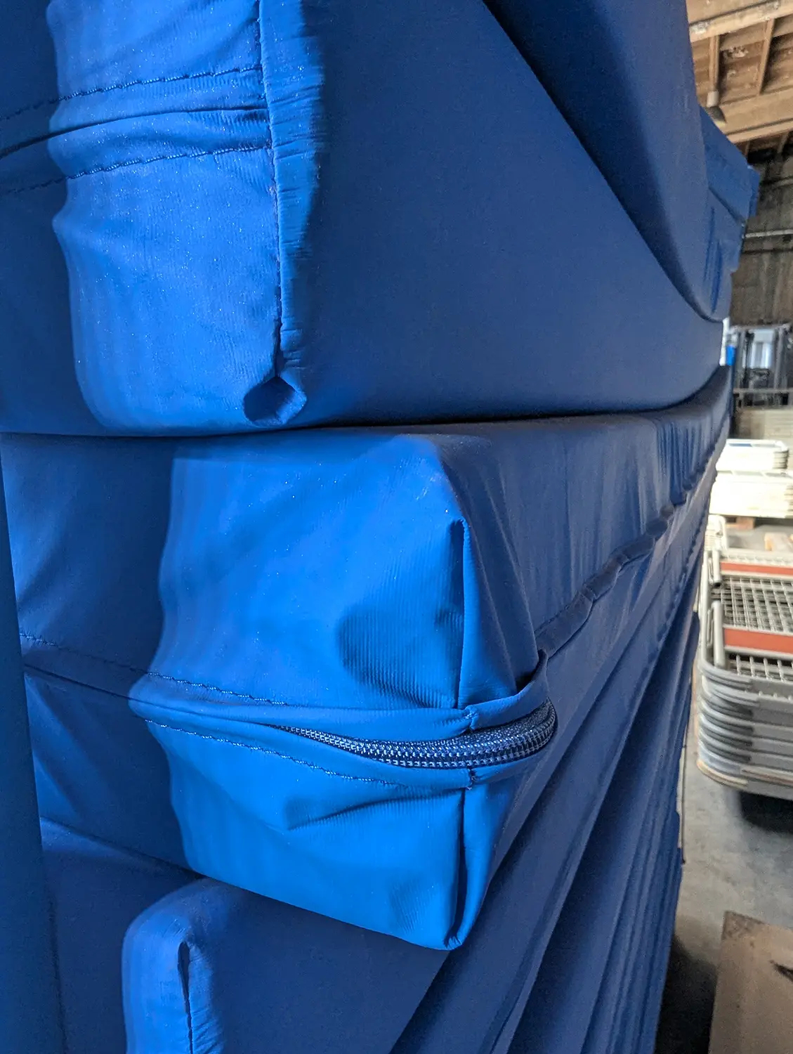  Gebrauchte Matratzen 200x80x10 cm mit PU-Bezug Ansicht 2