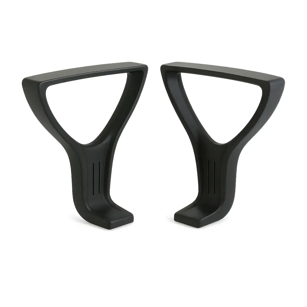 Armlehnen-Set für Bürodrehstuhl – Kunststoff schwarz