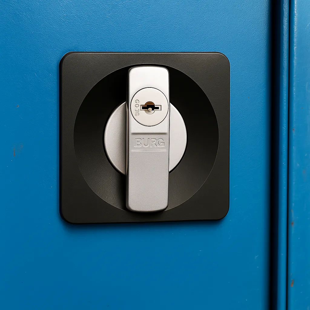 Drehgriffzylinderschloss gleichschließend für Stahlschränke Ansicht 3