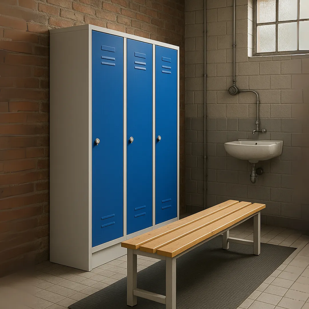 Garderobenschrank mit 3 Abteilen – 120 cm Ansicht 4