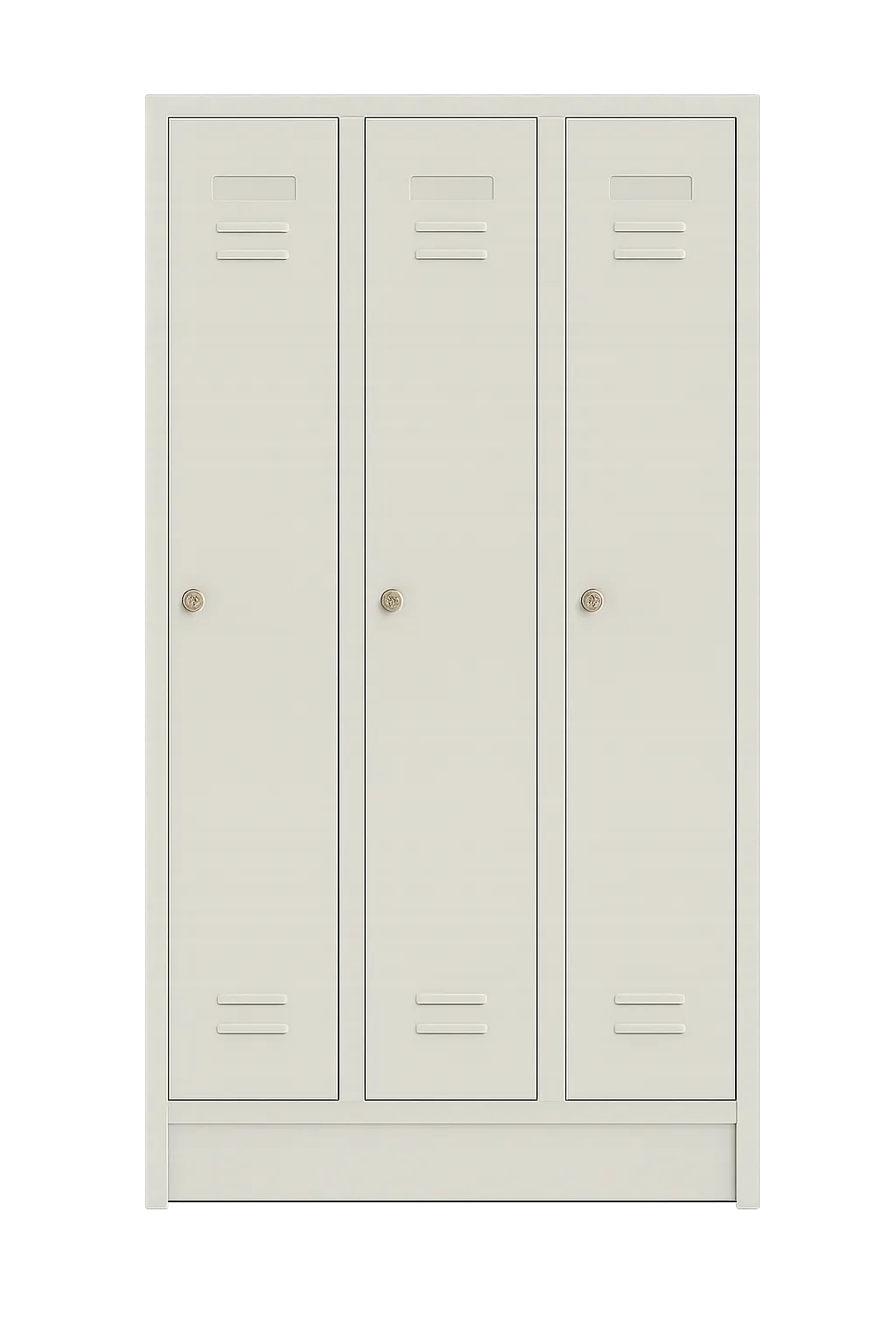 Garderobenschrank mit 3 Abteilen – 120 cm Ansicht 6