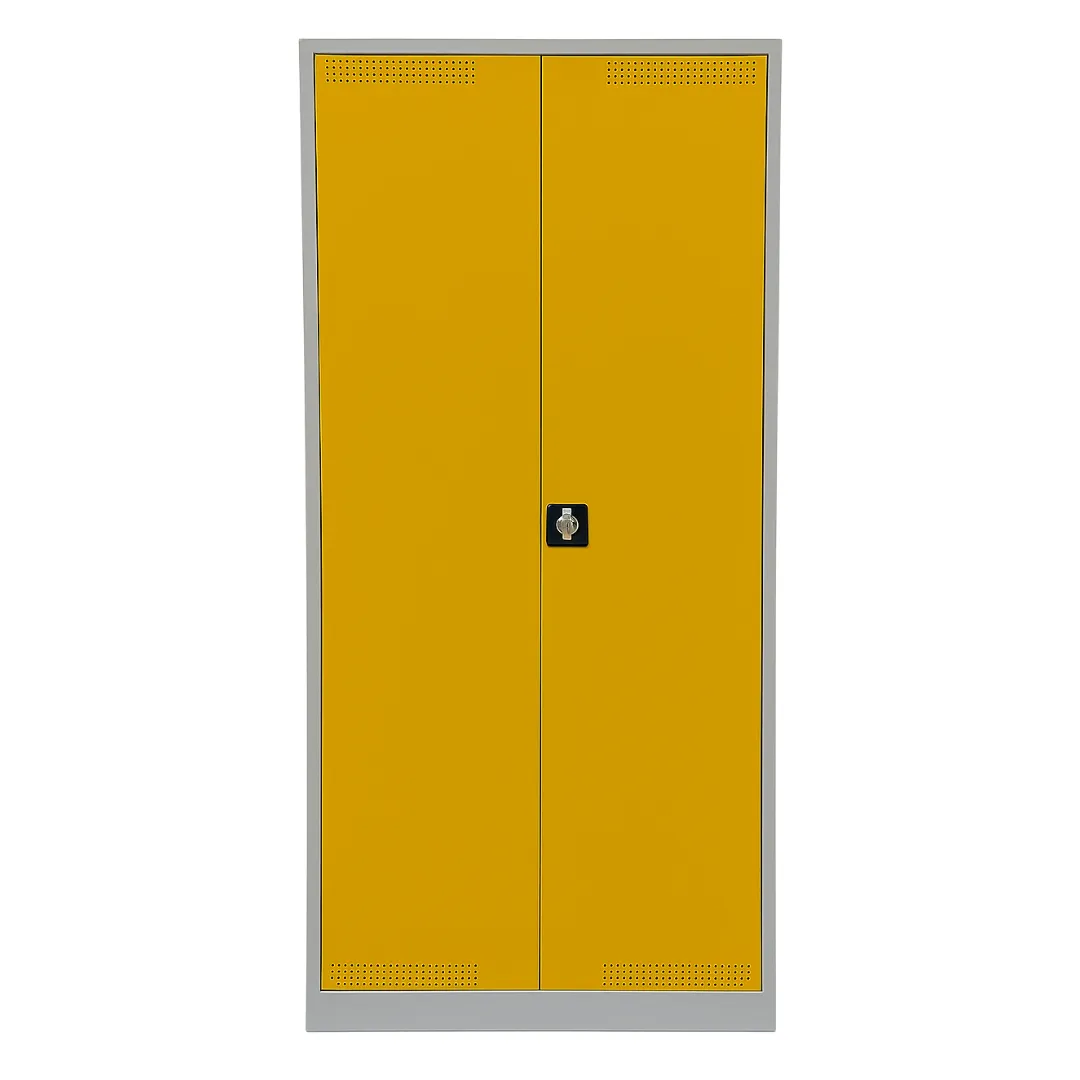 Gefahrstoffschrank 92 cm mit verzinkten Wannenböden Ansicht 3