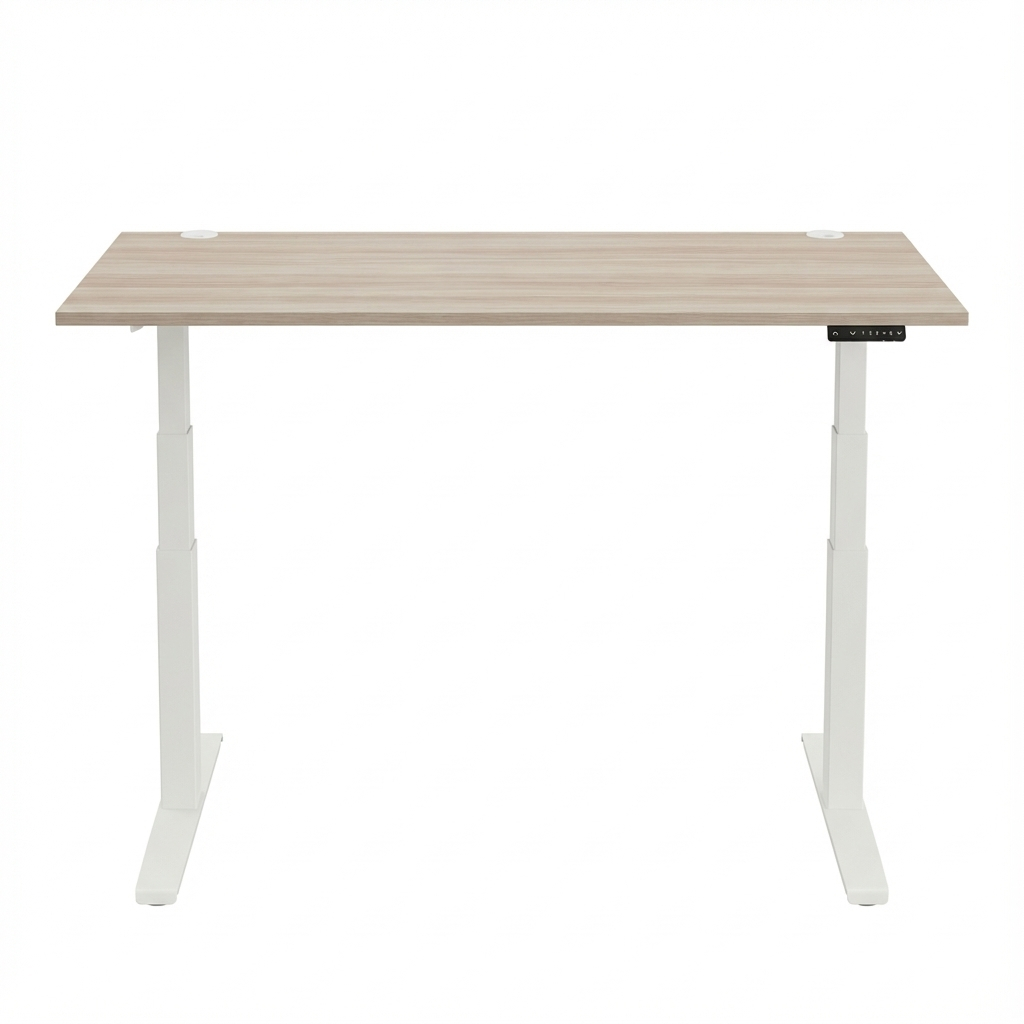 Elektrisch höhenverstellbarer Schreibtisch mit Dual-Motor Ansicht 3