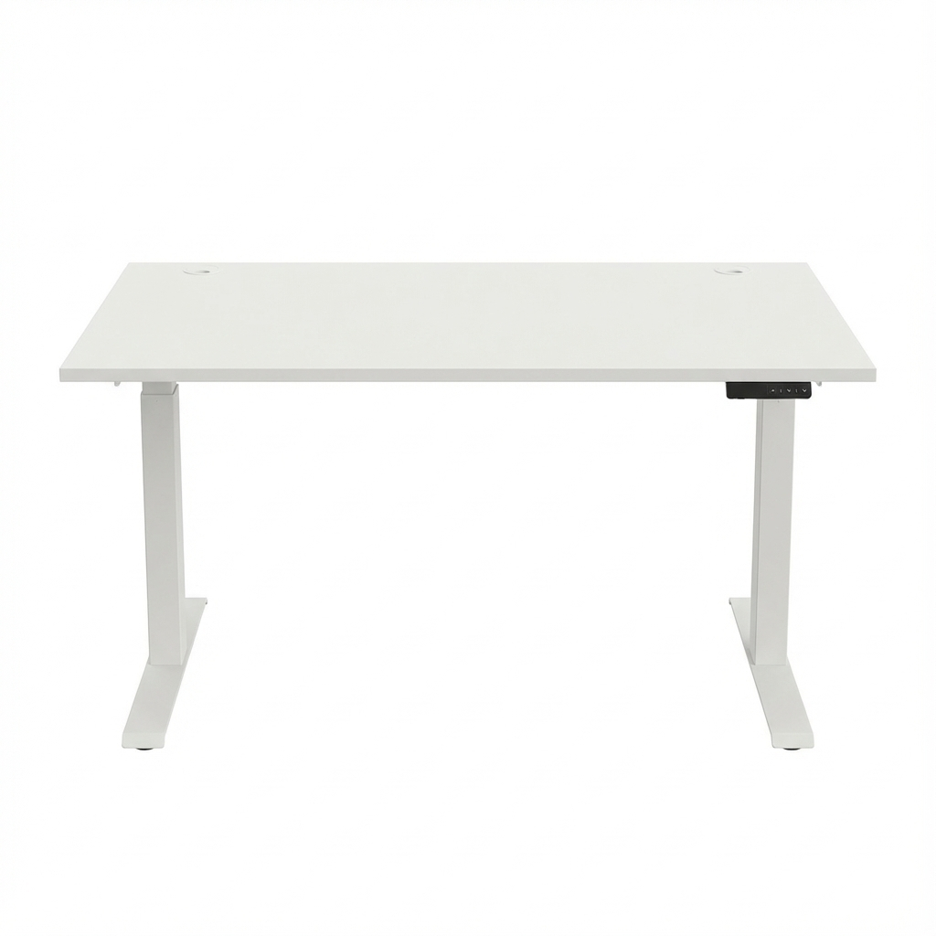 Elektrisch höhenverstellbarer Schreibtisch mit Dual-Motor Ansicht 4