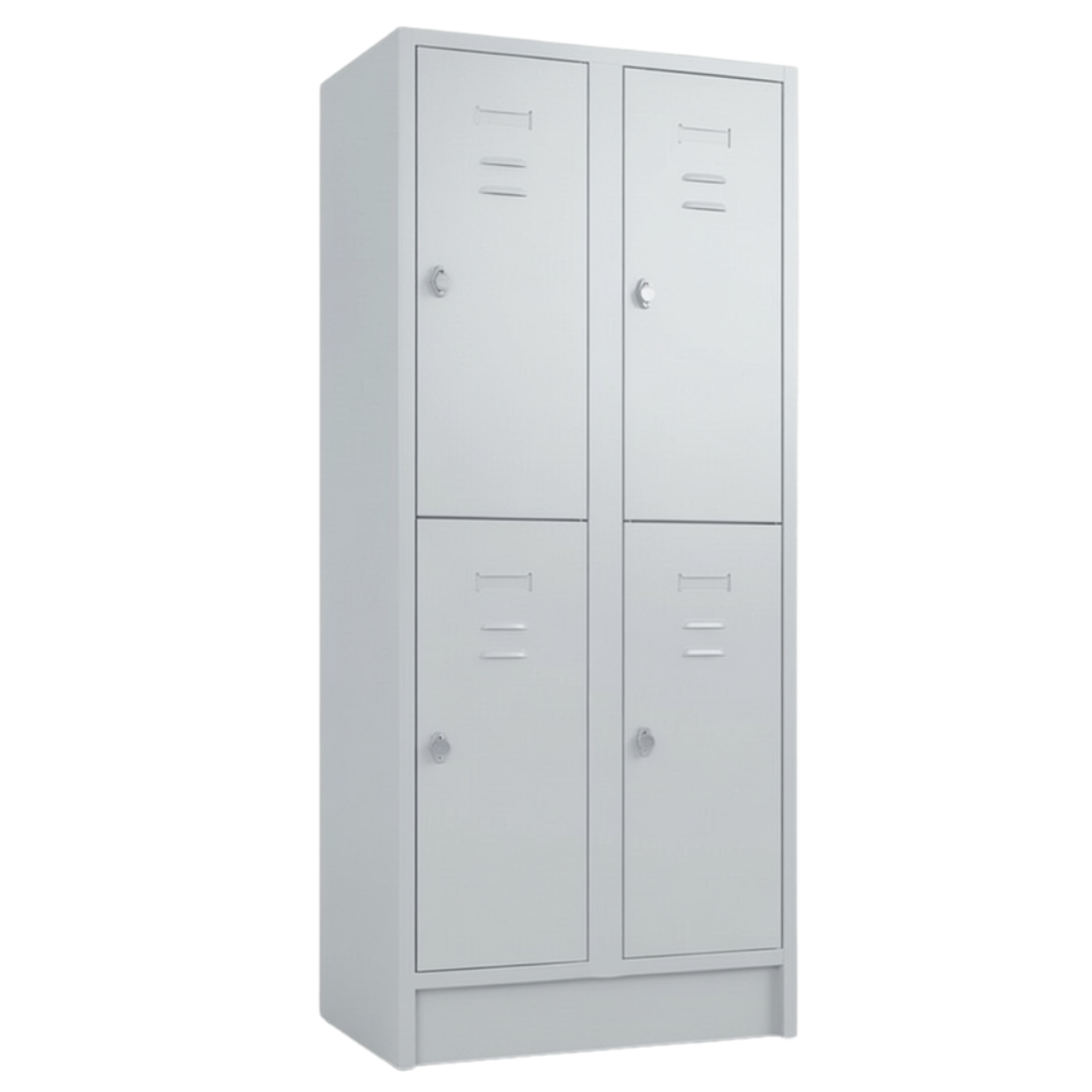 Mehrzweckschrank mit 4 Fächern – lichtgrau