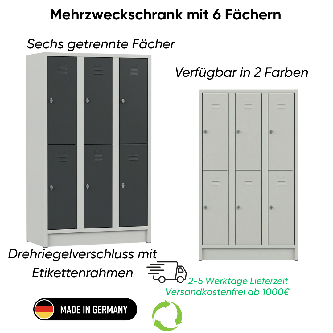 Mehrzweckschrank mit 6 Faechern Ansicht 2