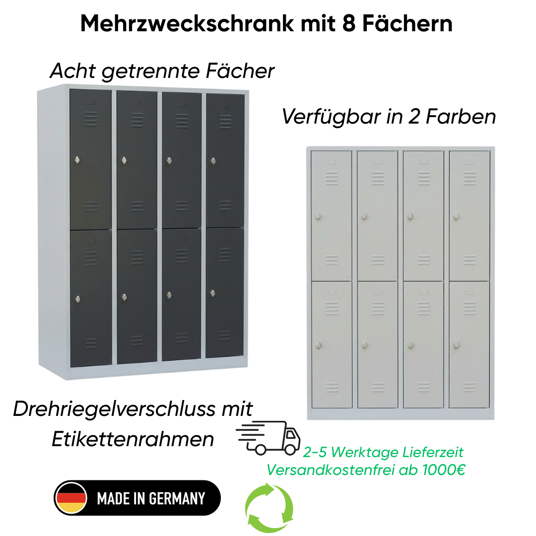 Mehrzweckschrank mit 8 Faechern Ansicht 2