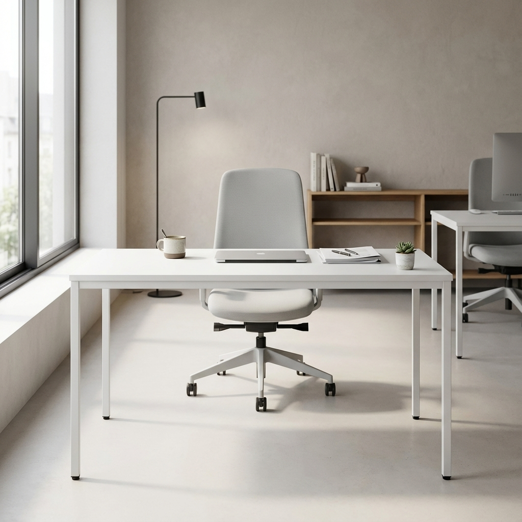 Mehrzwecktisch mit Stahlrohrgestell – robuste Arbeitsfläche Ansicht 4