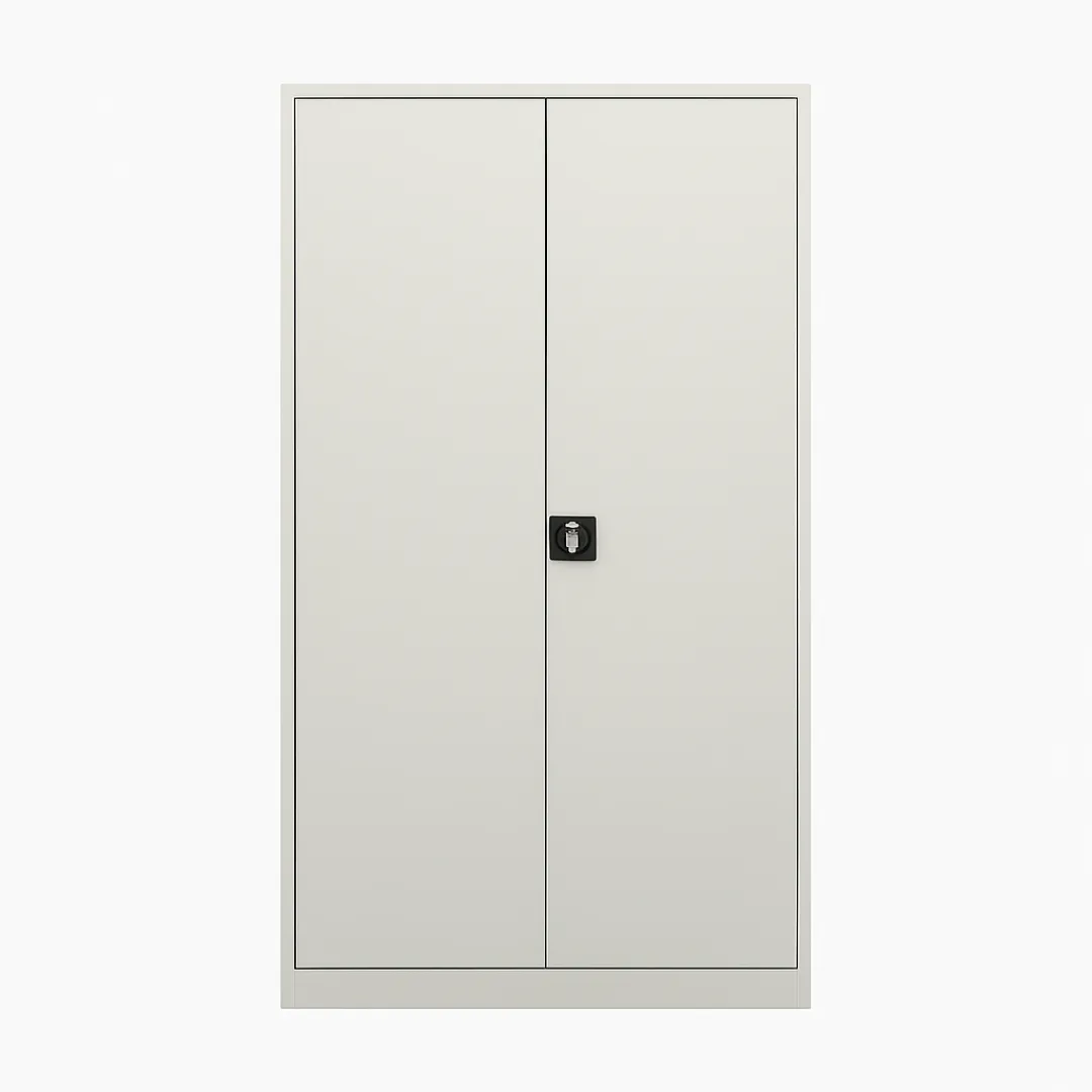 Putzmittelschrank mit Fachböden und Schloss Ansicht 3