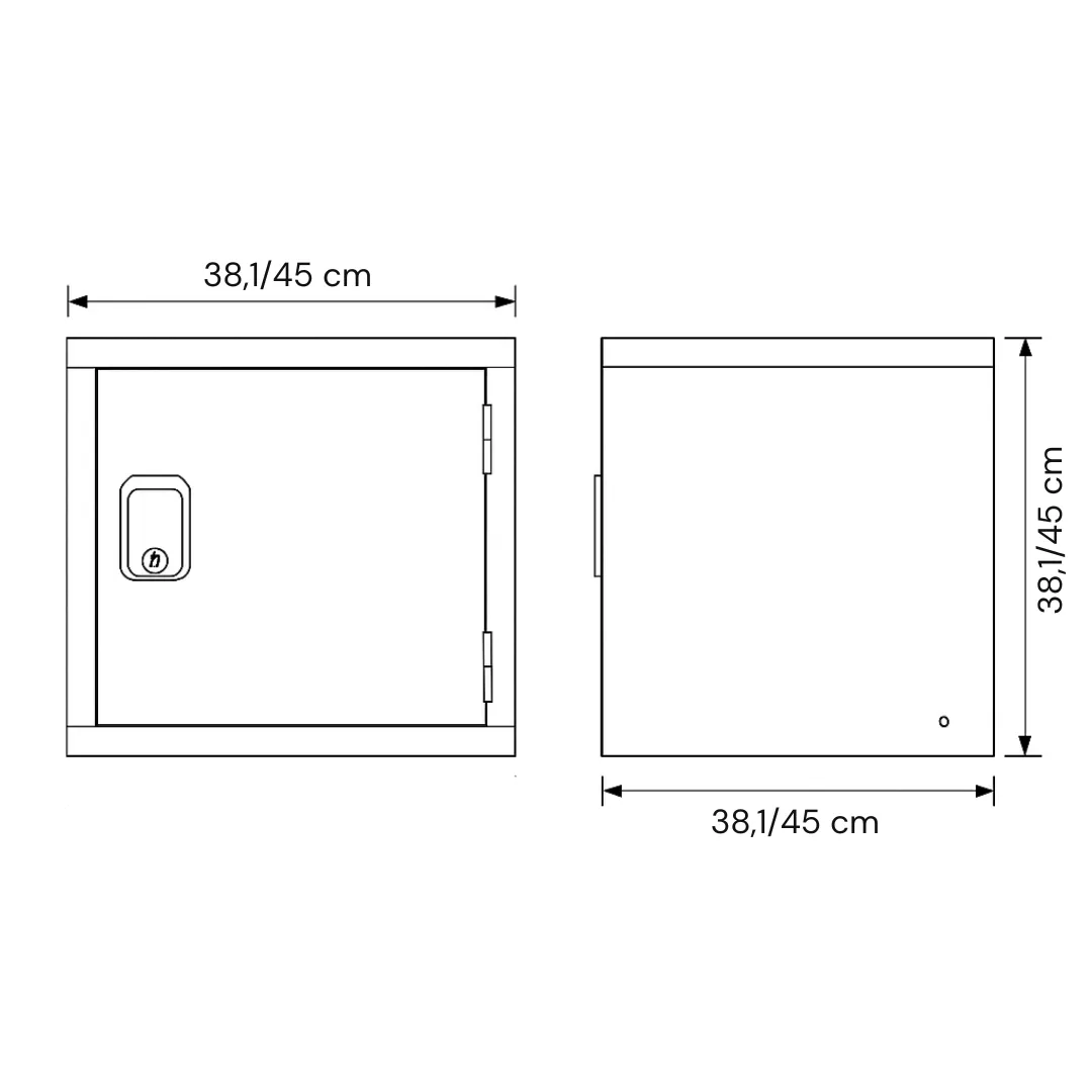 Schließfachwürfel modular mit Belüftungssystem Ansicht 7