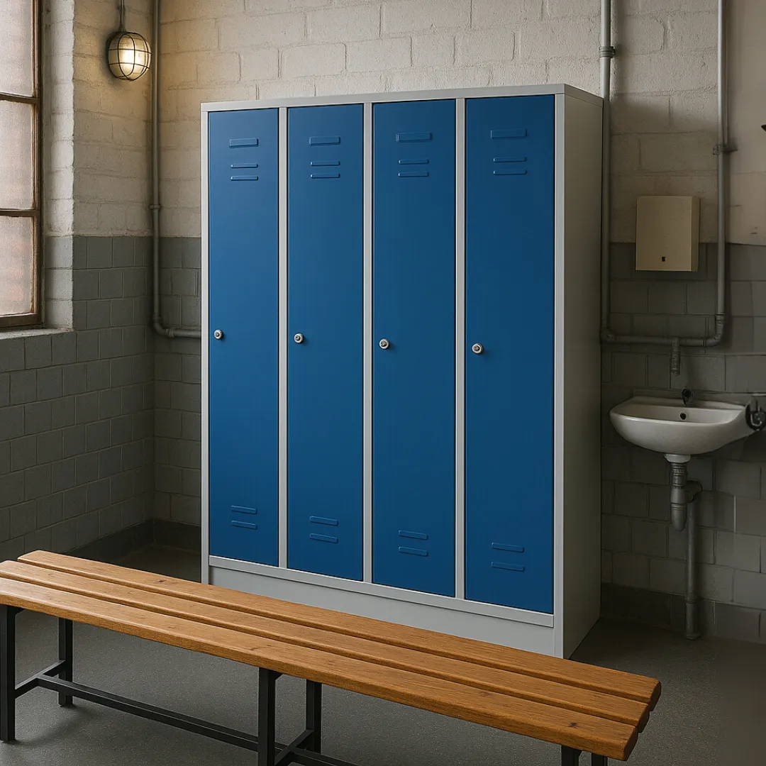 Garderobenschrank mit 4 Abteilen – 120 cm Ansicht 4