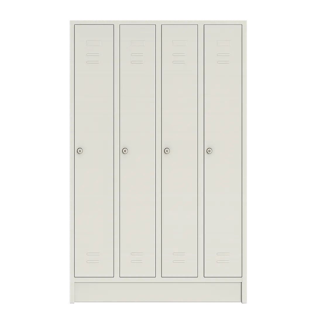 Garderobenschrank mit 4 Abteilen – 120 cm Ansicht 7