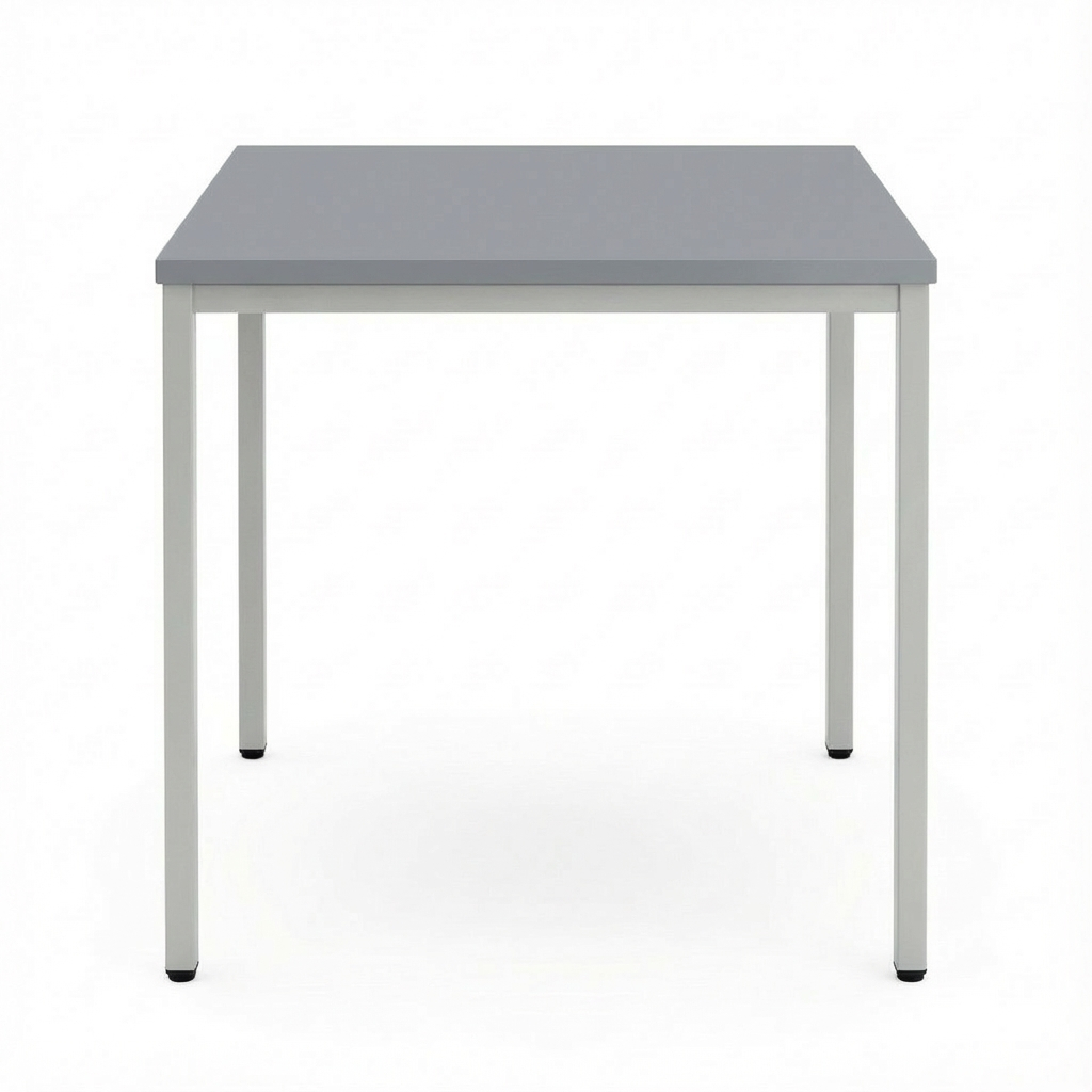 Mehrzwecktisch mit Stahlrohrgestell – 80×80 cm Ansicht 4