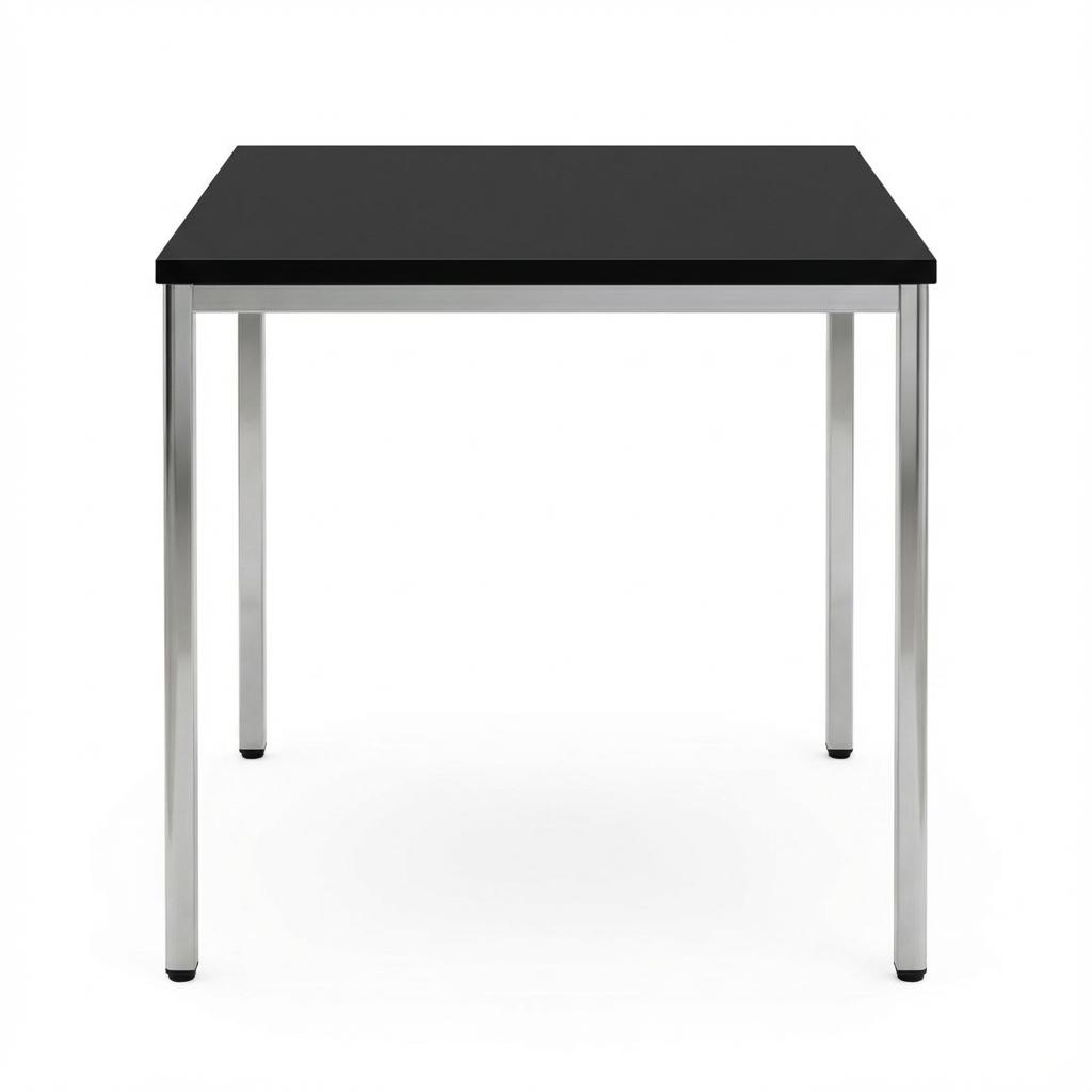 Mehrzwecktisch mit Stahlrohrgestell – 80×80 cm Ansicht 3