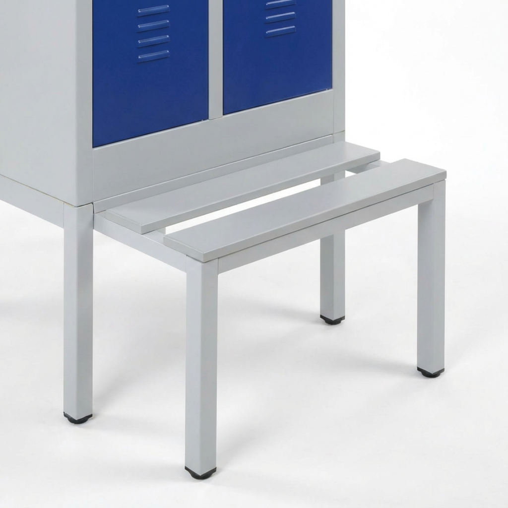 Untergestell mit Sitzbankauszug für Spinde