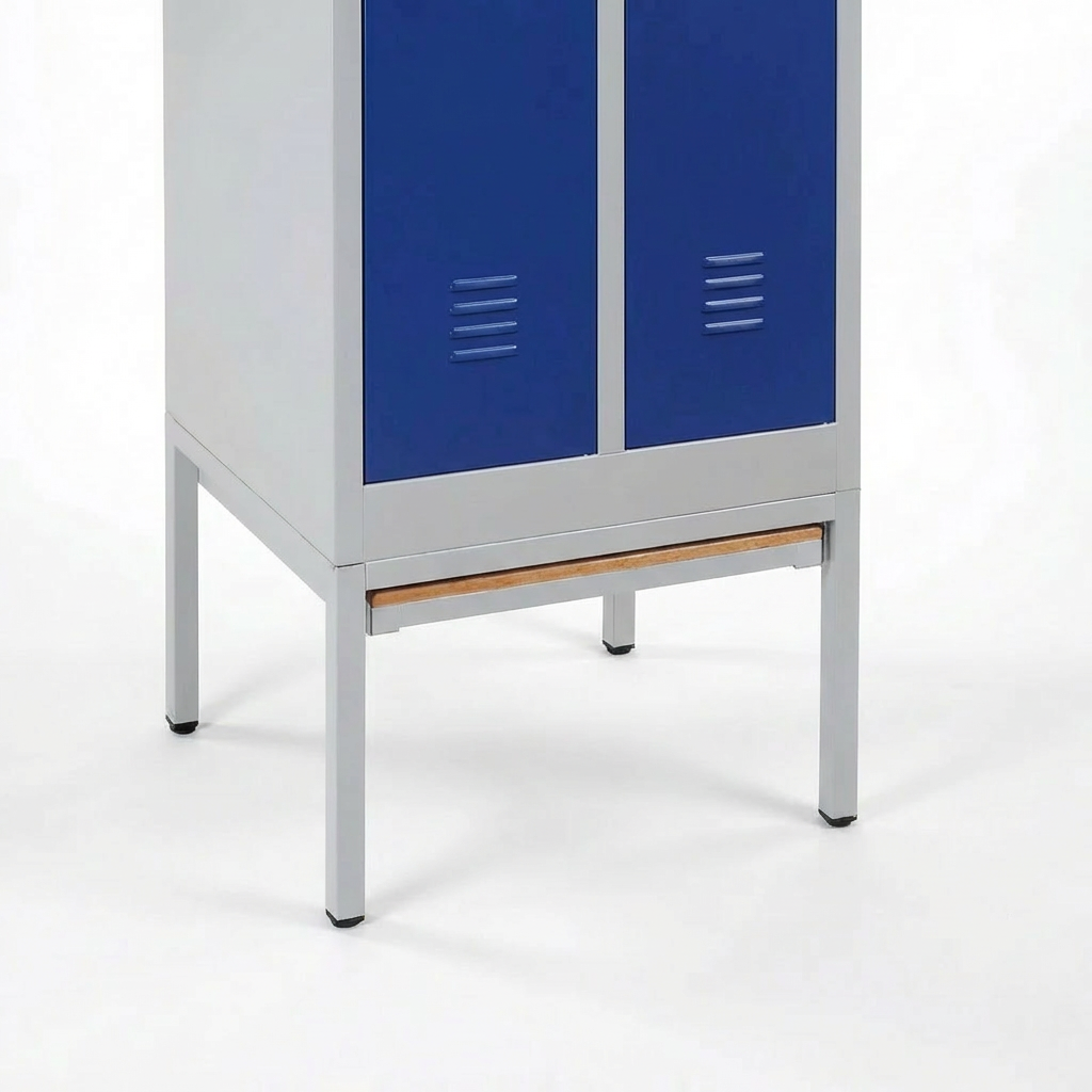 Untergestell mit Sitzbankauszug für Spinde