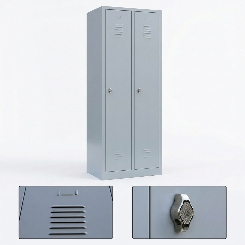 Garderobenschrank 2-türig