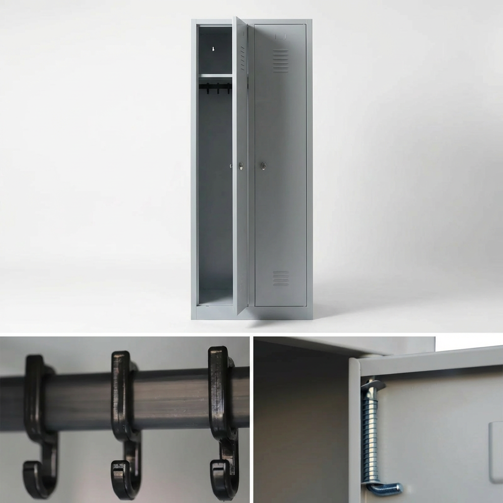 Garderobenschrank 2-türig